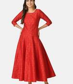 Auretta Fashion Women Printed Anarkali Gown