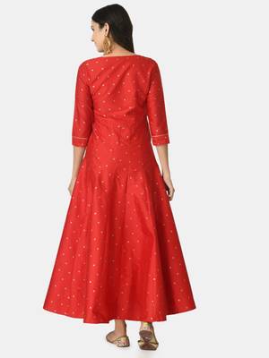 Auretta Fashion Women Printed Anarkali Gown 2