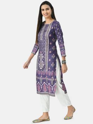 Auretta Fashion Women Printed Winter Kurta 3