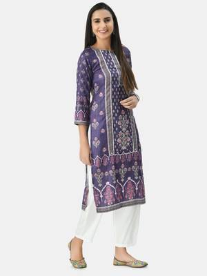 Auretta Fashion Women Printed Winter Kurta 4