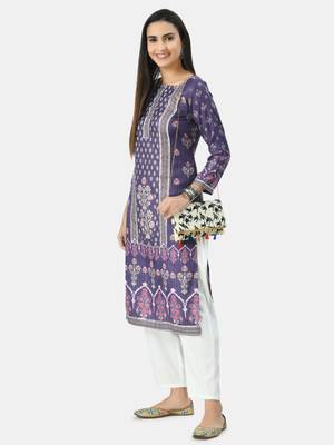 Auretta Fashion Women Printed Winter Kurta 5