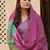 Magenta embroidered art silk salwar