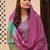 Magenta embroidered art silk salwar
