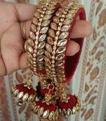 Red bangles-and-bracelets