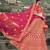 Pink dori, zari and thread embroidered with stone work satin semi stitched lehenga