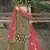 Glamorous Dark green Colored Dori, Zari, and Thread embroidered with stone work Satin Fabric Lehenga for wedding & Bride