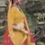 Captivating Yellow Colored Dori, Zari, and Thread Embroidered with stone work satin Lehenga choli for wedding