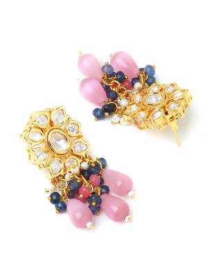 Pink kundan necklace-sets 4