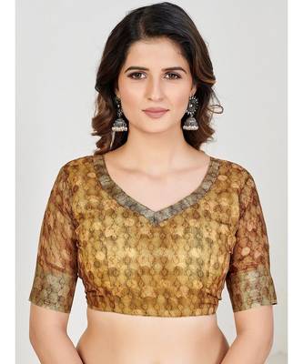 Multicoloured & Silver-Toned Linen Blend Saree 5