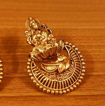 Gold danglers-drops 2