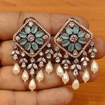 Turquoise danglers-drops 1