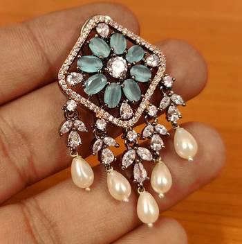 Turquoise danglers-drops 2