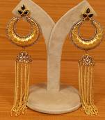 Black danglers-drops