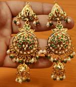 Green danglers-drops