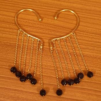 Black danglers-drops 1