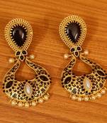 Black danglers-drops