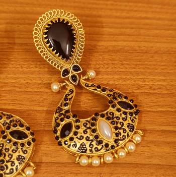 Black danglers-drops 2