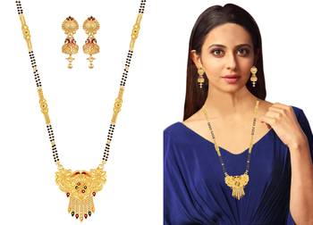 Multicolor zircon   mangalsutra 3
