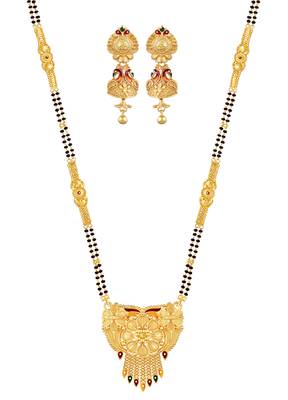 Multicolor zircon   mangalsutra 1