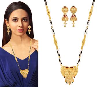 Multicolor zircon   mangalsutra 4