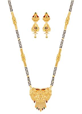 Multicolor zircon  mangalsutra 1