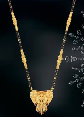 Multicolor zircon  mangalsutra 4