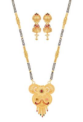 Multicolor zircon   mangalsutra 1