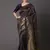 Sareemall Navy Blue Festive Silk Blend Woven Saree With Unstitched Blouse