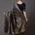 Sareemall Navy Blue Festive Silk Blend Woven Saree With Unstitched Blouse
