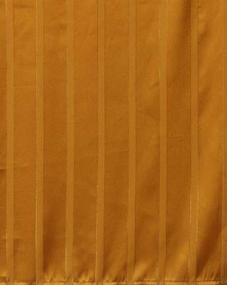 Sareemall Yellow Casual Georgette And Satin  Solid Saree With Unstitched Blouse 3