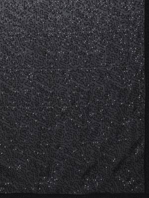 Sareemall Black Party Wear Georgette Sequence Work Saree With Unstitched Blouse 3