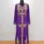 purple Moroccan Kaftan With Sun-proof hijab