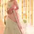 Green Zari, zarkan, gota and thread embroidered Georgette semi stitched wedding lehenga