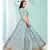 BLUE coloured Embroidered  Semi-Stitched Lehenga & Unstitched Blouse With Dupatta