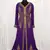 purple Moroccan Kaftan With Sun-proof hijab