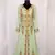 Light Green Moroccan Kaftan	With Sun-proof hijab