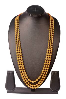kolhapuri traditional gold plated golden dot ball ncklace  1