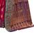 Pink woven banarasi silk saree with blouse