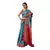 Green woven banarasi silk saree with blouse