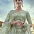 Lemon Grass Green Thread and Sequins embroidered net semi stitched wedding lehenga