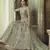 Spanish Green Thread, zari, dori and Sequins embroidered net semi stitched Bridal lehenga