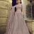 Opium Mauve purple Thread, zari, dori and Sequins embroidered net Semi Stitched wedding Lehenga