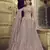 Opium Mauve purple Thread, zari, dori and Sequins embroidered net semi stitched wedding lehenga