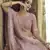 Opium Mauve purple Thread, zari, dori and Sequins embroidered net semi stitched wedding lehenga