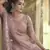 Opium Mauve purple Thread, zari, dori and Sequins embroidered net semi stitched wedding lehenga