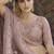 Opium Mauve purple Thread, zari, dori and Sequins embroidered net Semi Stitched wedding Lehenga