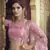 Viola Pink Sequins embroidered net semi stitched Bridal lehenga