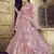 Viola Pink Sequins embroidered net semi stitched Bridal lehenga