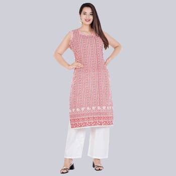 Zig-Zag Prited Kurta With Palazzo Sets 1