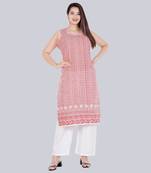 Zig-Zag Prited Kurta With Palazzo Sets